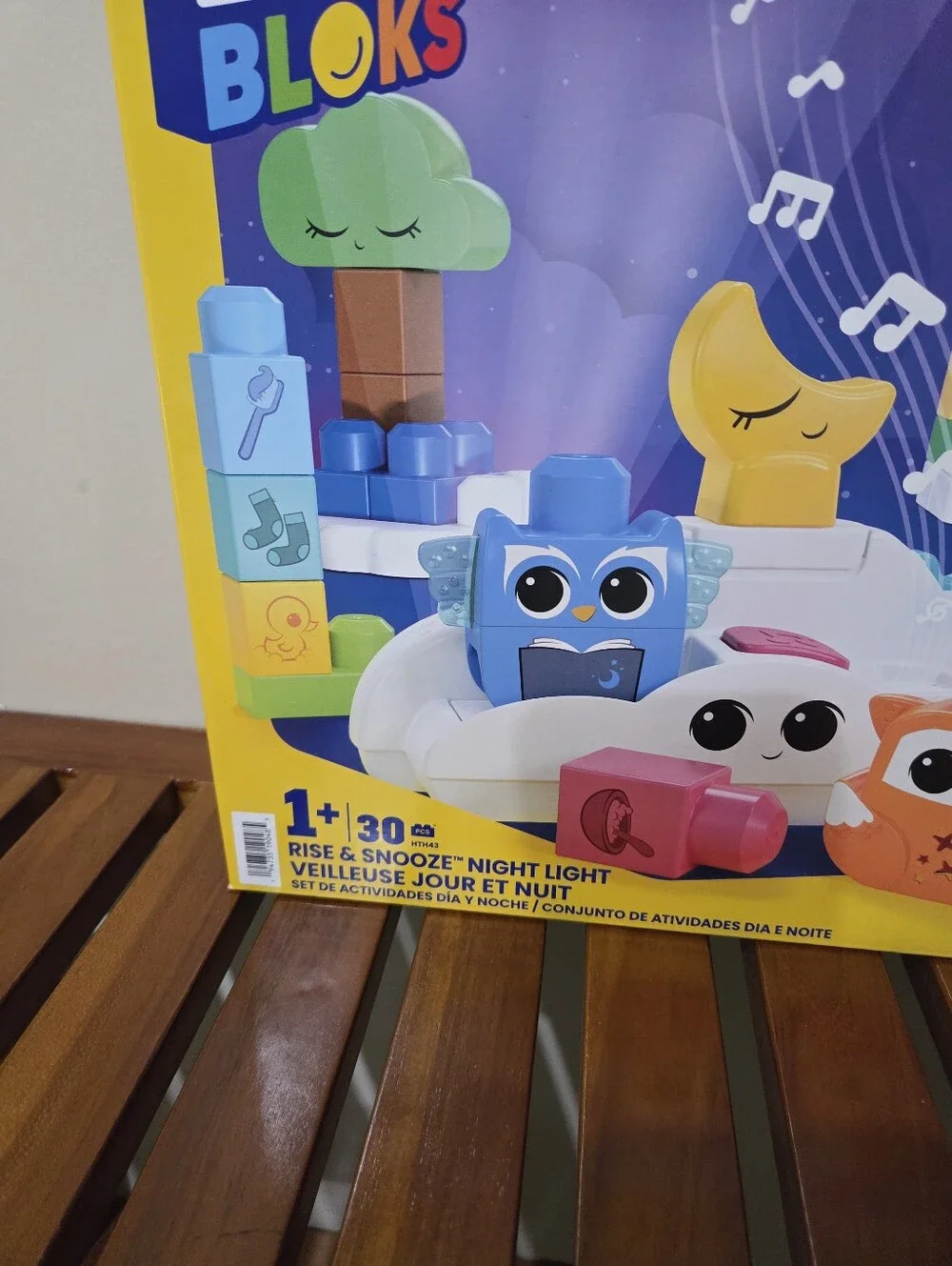 Fisher-Price Mega Bloks Rise & Snooze Night Light Playset NEW